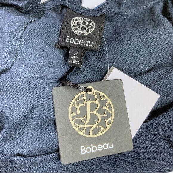 Bobeau tie back blue tee shirt top size S - Picture 6 of 6